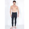 Erhabene Thermounterwäsche | Unisex Thermostrumpfhose aus Baumwolle Schwarz