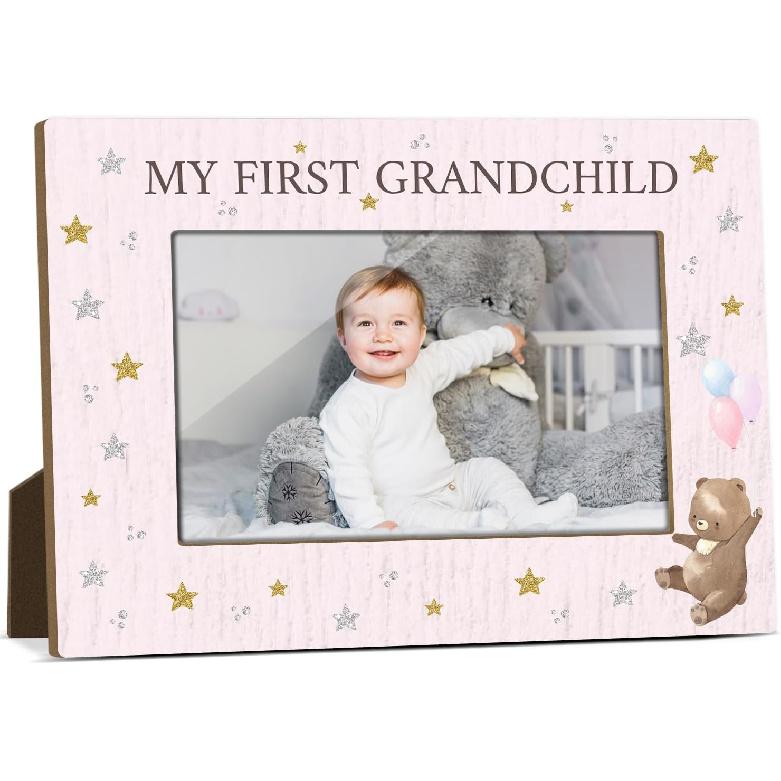Mommy And Me Mom Picture Frame Wooden Photo Frames 4x6 for Mothers Day Picture Frame Desk Pictures Frames for Mother's Day Decorations for Mothers