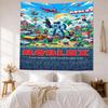 Roblox Wall Decor Tapestry Art For Pet Memorial Birthdaywedding Party Backdrop Family Gift