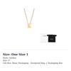 Celine Alphabet L Necklace In Brass With Gold Finish 46N0L6BRA-35OR