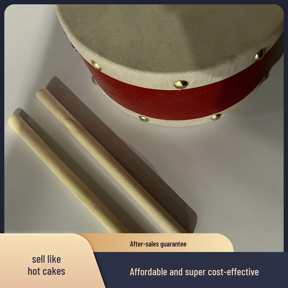 Children s Small Cowhide Drum Toy - Kindergarten Sized Percussion Instrument Piece