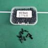 Black N12 Badminton Racket String Protection Tubes - Assorted Sizes, Anti-Collapse, Two-Piece Boxed Set