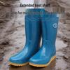 Women's Mid-Calf Waterproof Rain Boots for Autumn/Winter Fashion & Kitchen Use