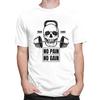 Custom No Pain No Gain T Shirts Men Pure Cotton Tee Tops Bodybuilding Fitness Gym Tshirts Casual Tshirt