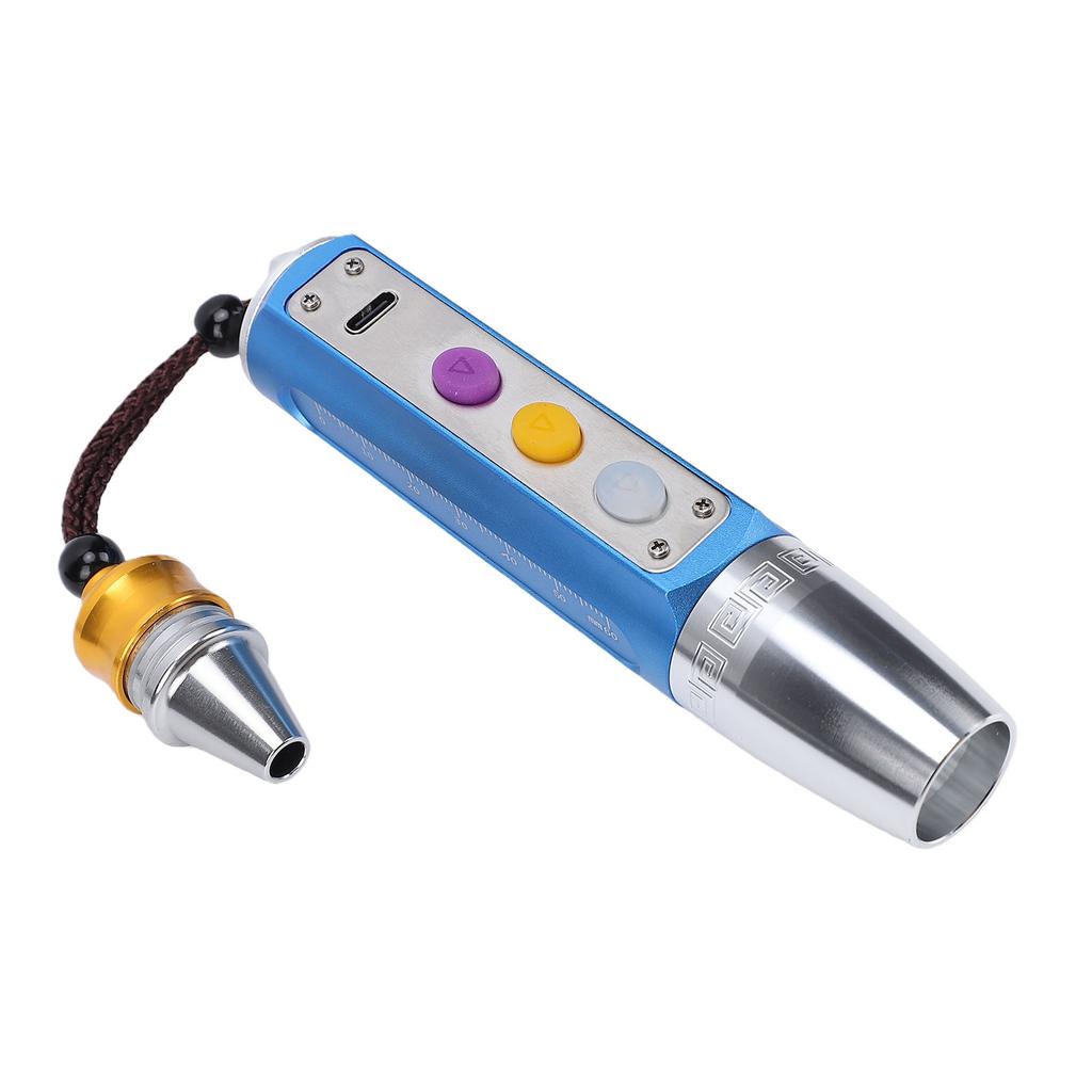 Jewelry Detector Lamp Rechargeable Dimmable Bright Gemstone Flashlight with 365nm Yellow White Light for Fluorescence
