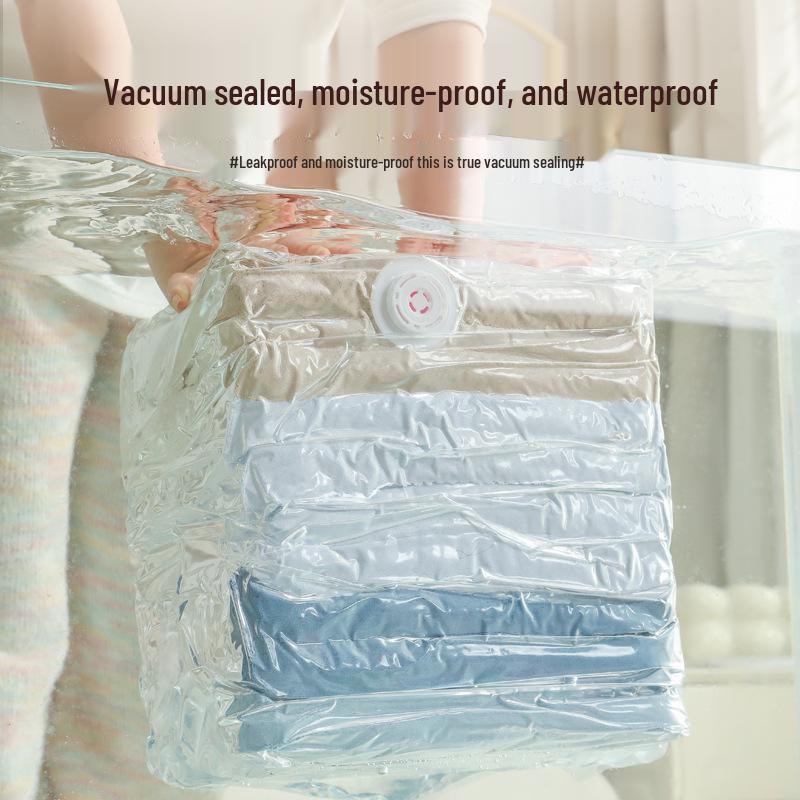 Cross-Border Extra Thick 3D Vacuum Compression Storage Bag for Clothes, Quilt, and Jackets