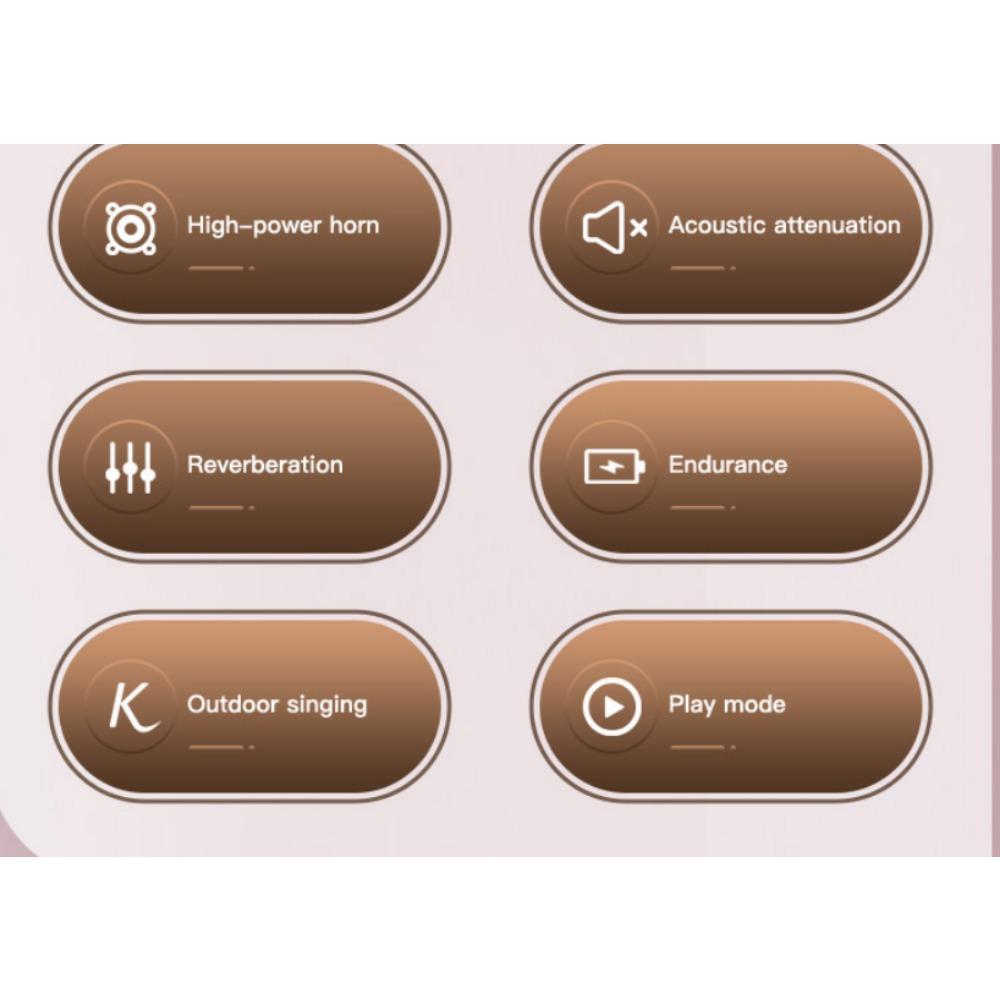 Haut-parleur Bluetooth Portable Sans Fil avec Microphone – Système Karaoké Tout-en-Un pour la Maison, l'Extérieur et le Chant (Prend en charge les basses et la carte mémoire)