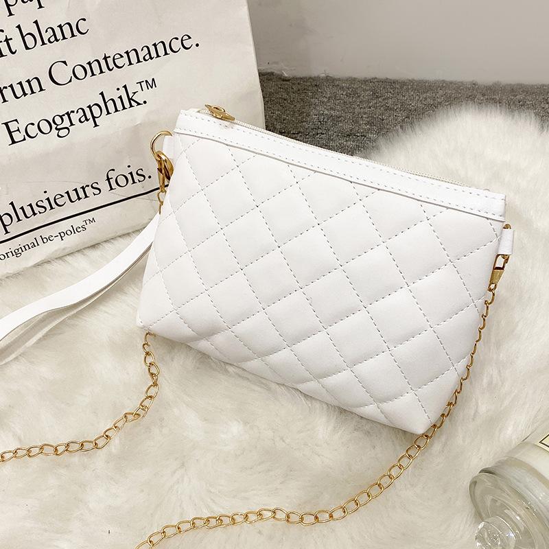Rhombus chain bag new versatile small bag fashion wallet small square bag embroidered messenger bag