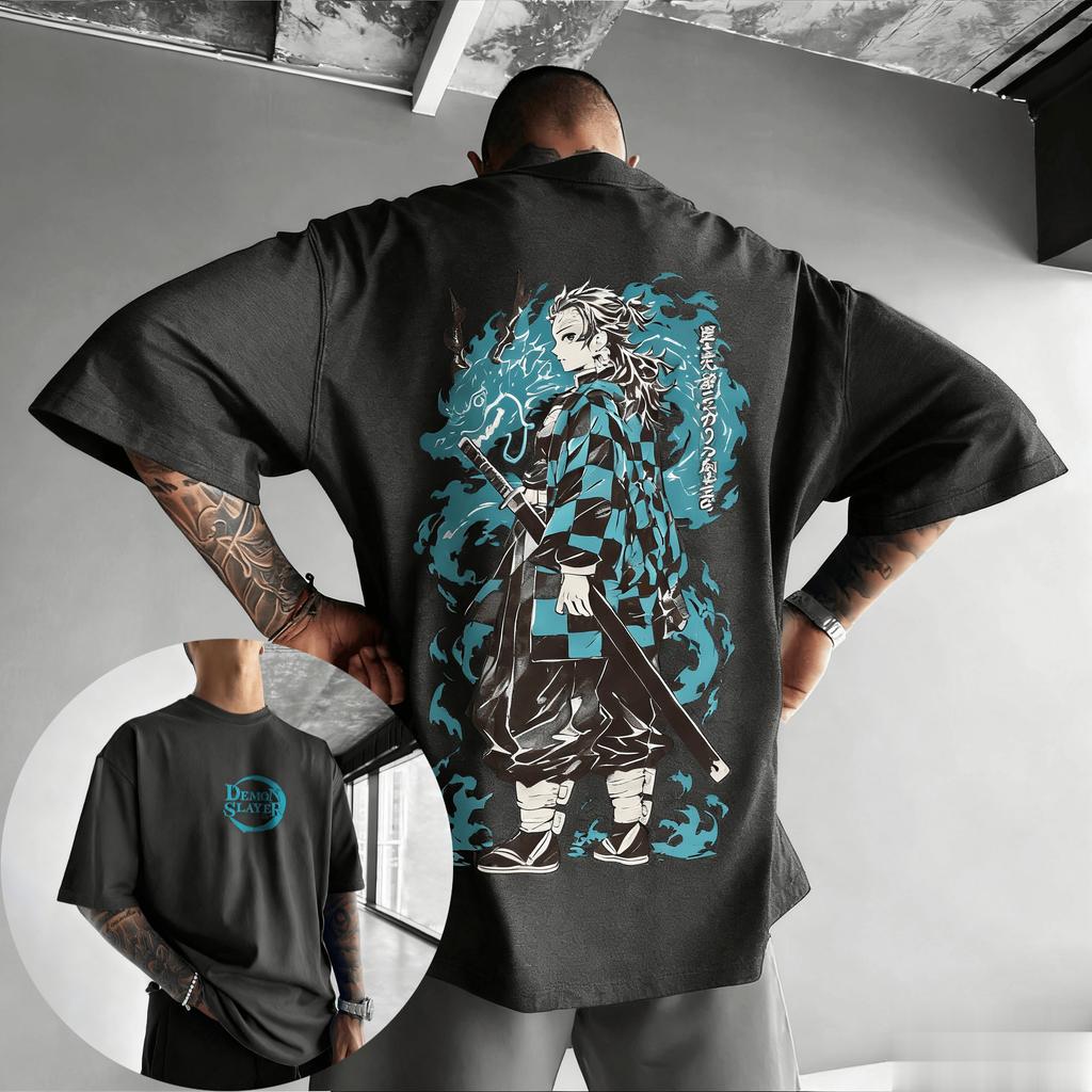 Demon Slayer Street Style Frühling/Sommer Neue Herren-Freizeitmode, geeignet für Männer und Frauen