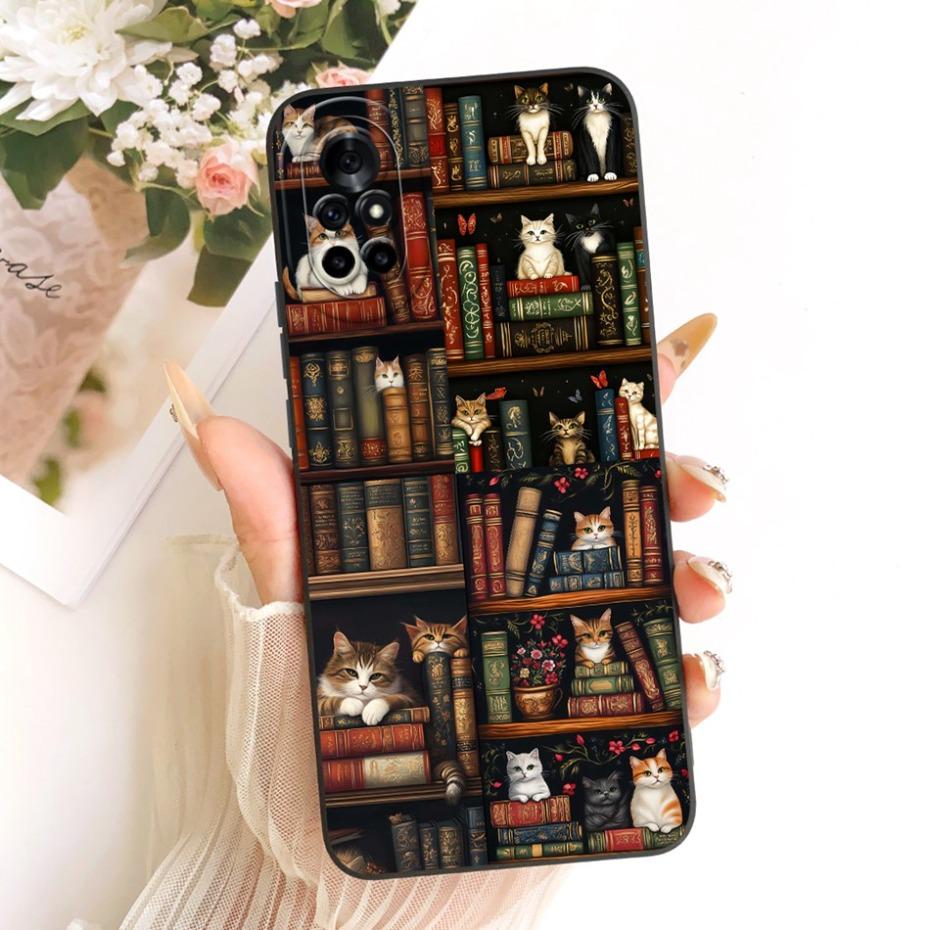 Cute Printed Phone Case For Huawei Nova 8 8i Soft Silicone Shockproof Cases For Huawei Nova8 Nova8i Covers Bumpers