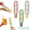 1-10 Bucăți 2 în 1 Matriță din Silicon pentru Tanghulu și Înghețată cu Paie Tavă DIY pentru Cuburi de Gheață Fără BPA Fabricant de Popsicle pentru Dulciuri Congelate de Vară