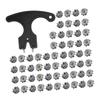 30 Pieces Golf Shoe Spikes Non-Slip Replacement Tips for Sports Shoes Made of Material And