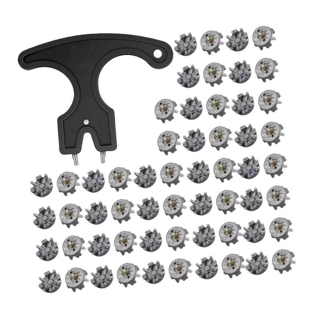 30 Pieces Golf Shoe Spikes Non-Slip Replacement Tips for Sports Shoes Made of Material And