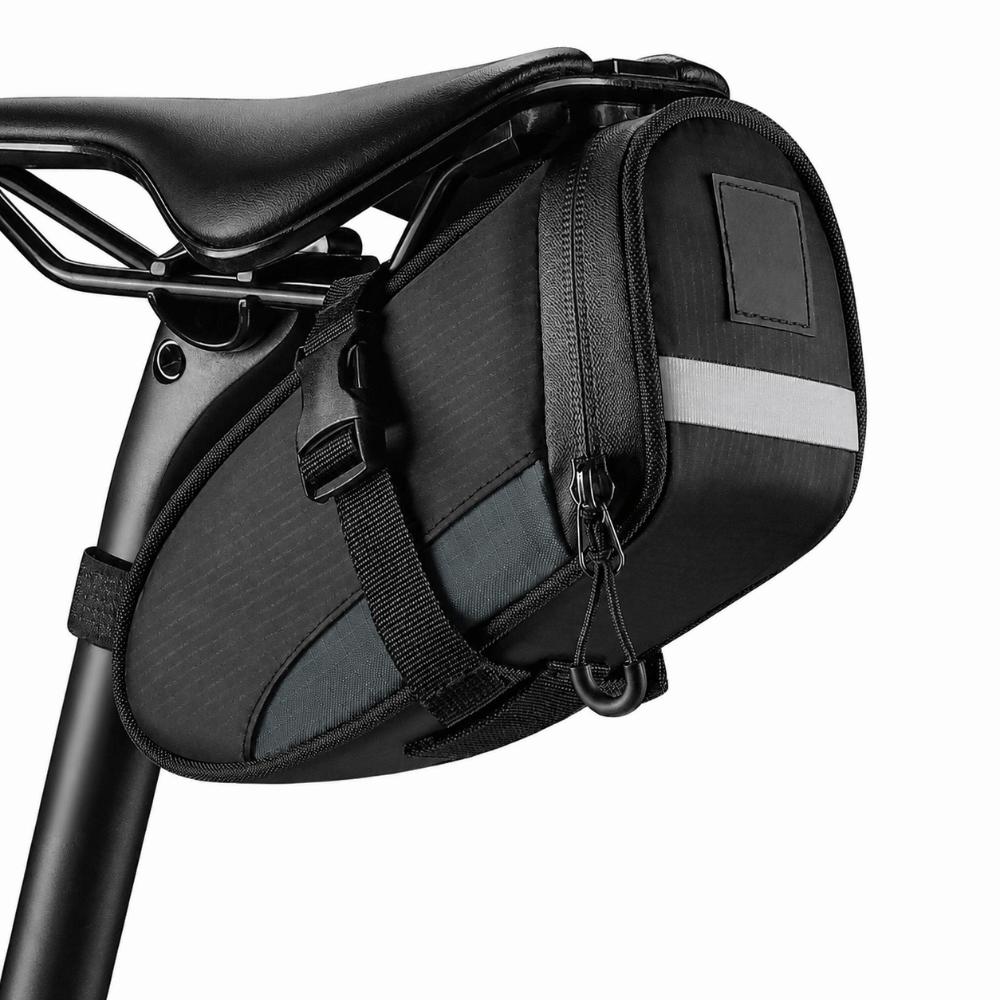 1.2L Capacity Cycling Tail Bag Waterproof Cycle Storage Bag Bike Saddle Bag  Under Seat Storage