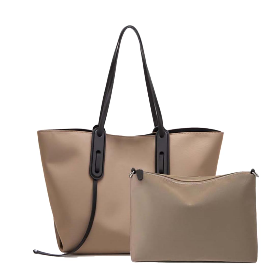 

Tote shoulder business mom large pouch zippered [SUNOGE] bag, bag, handbag, bag, bag, women s, on-off, stylish, casual, water-repellent, lightweight,
