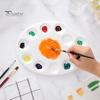 Watercolor Painting Palette Paint Palette, Ten-hole Color Mixing Tray, Durable Thickened Lightweight Art Supplies Plastic Supplies, for Acrylic