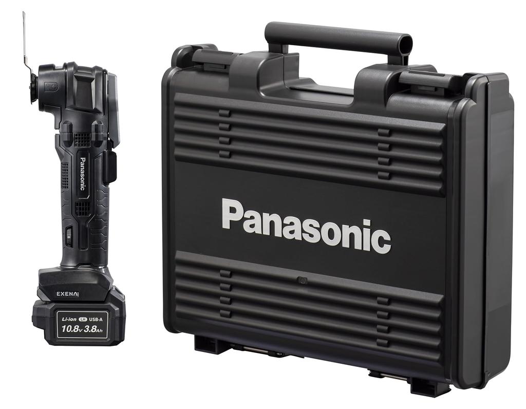 Panasonic Зарядное устройство EXENA, зарядное устройство для ионных аккумуляторов, для дерева и торможения, с длительным сроком службы, пластиковый корпус для электротехнических работ, черный