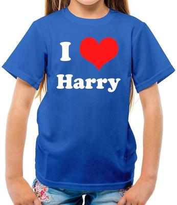 I Love Harry - Kids T-Shirt - Music Tour Gig Fan Love Pop Singer Musician