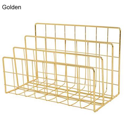 File Filling Rack Desktop File Holder Spacious Compartments Tidy And Neat Clutter-free Desk Long-lasting Material