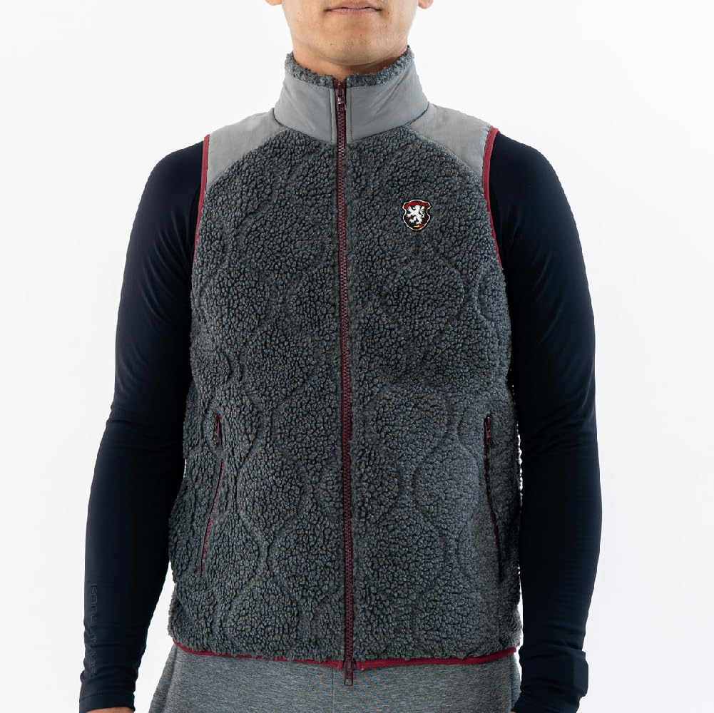 Kapelmuur Cycling Quilted Boa Made with Recycled Size XS Vest, Autumn/Winter Vest, Polyester, Charcoal,
