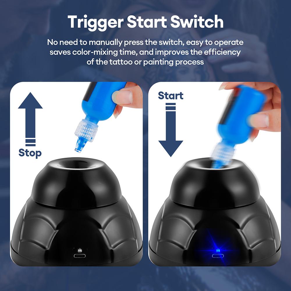 5200RPM High Frequency Vibration Shaking Mixer Liquid Anti-Caking Vortex Mixer Nail Polish Pigment Airbrush Paint Ink Shaker