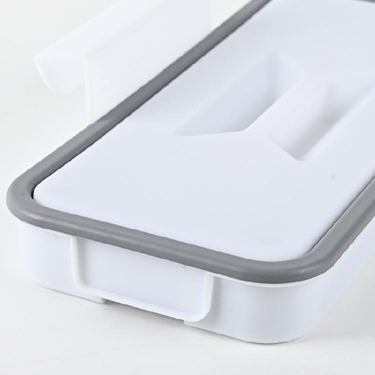 Removable Cabinet Door Garbage Bag Holder With Lid Trash High Strength Plastic Storage Rack For Indoor and Outdoor Use