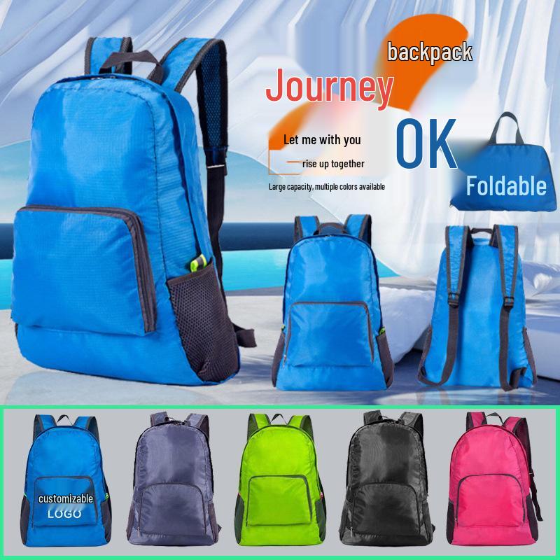Multifunctional Folding Outdoor Lightweight Backpack for Travel, Promotion, Study, and School