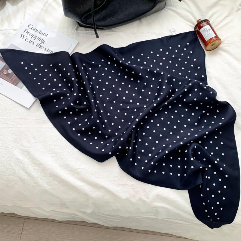 Cashew flower silk scarf new trend bag headscarf headband neck protector scarf scarf small shawl triangle scarf fart curtain