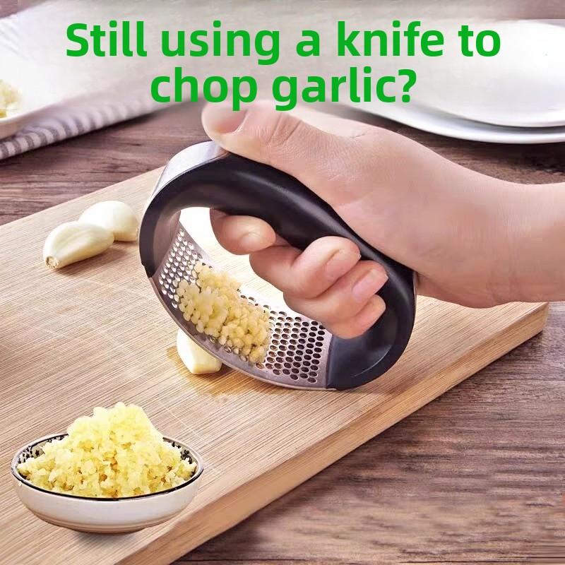 Новая ручная круглая давилка для чеснока, ручная давилка для чеснока, бытовой кухонный инструмент для чеснока