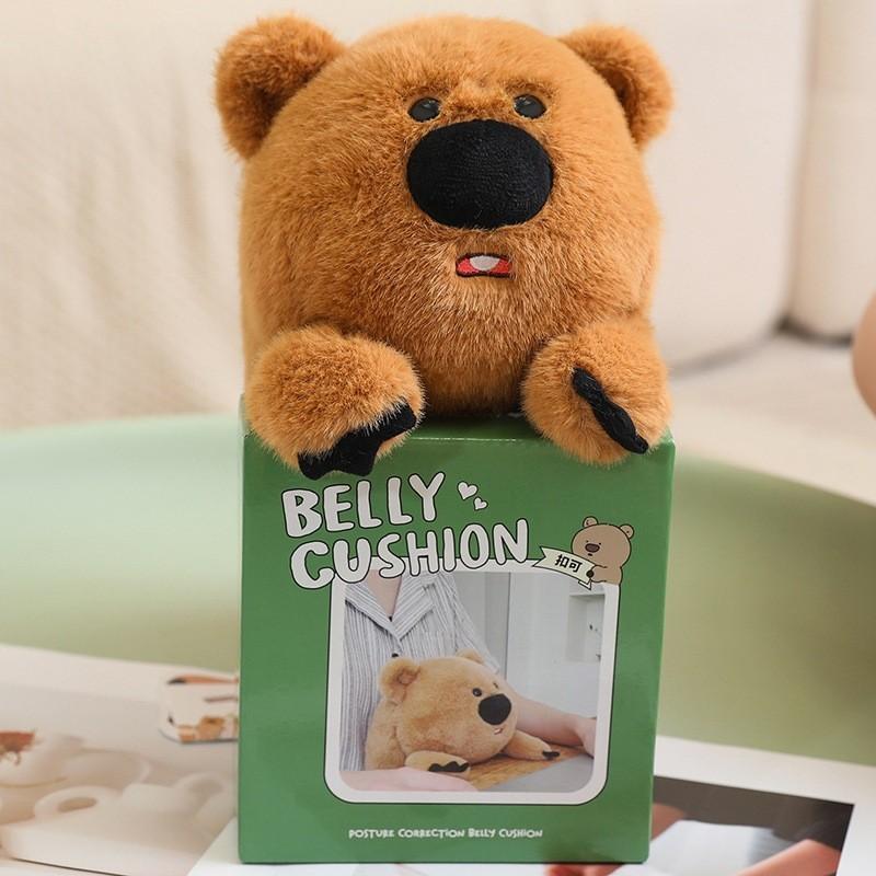 Cartoon Keychain Capybara Plush Dolls Pendant Childrens Toys Birthday Gifts