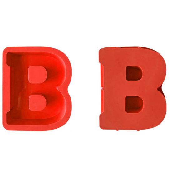Epoxy Mold Reusable Anti-deformed Easy Demoulding Non-stick Flexible DIY Irregular Form Capital Letter Candle Stencil for Party