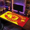 Podkładka pod mysz z motywem Manchester United FC, Mata na biurko XXL do gier z logo piłkarskim, Antypoślizgowa podkładka pod mysz komputerową