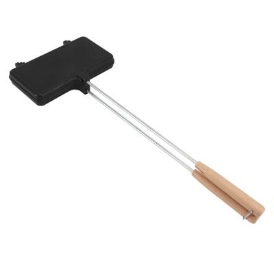 Grilling Pan Versatile Even Heat Easy Cleaning Rugged Sandwiches Grill Pan with Long Handle for