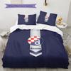 GNK Dinamo Zagreb Pattern Bedding Quilt Set  Home Decoration  Gift (1 * Duvet Cover + 2 * Pillowcase  Without Core)