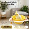 Cozy Woven Bird Nest Round Bird Sleeping Hut Multi-Purpose Hanging Bird Nest  Bird Breeding