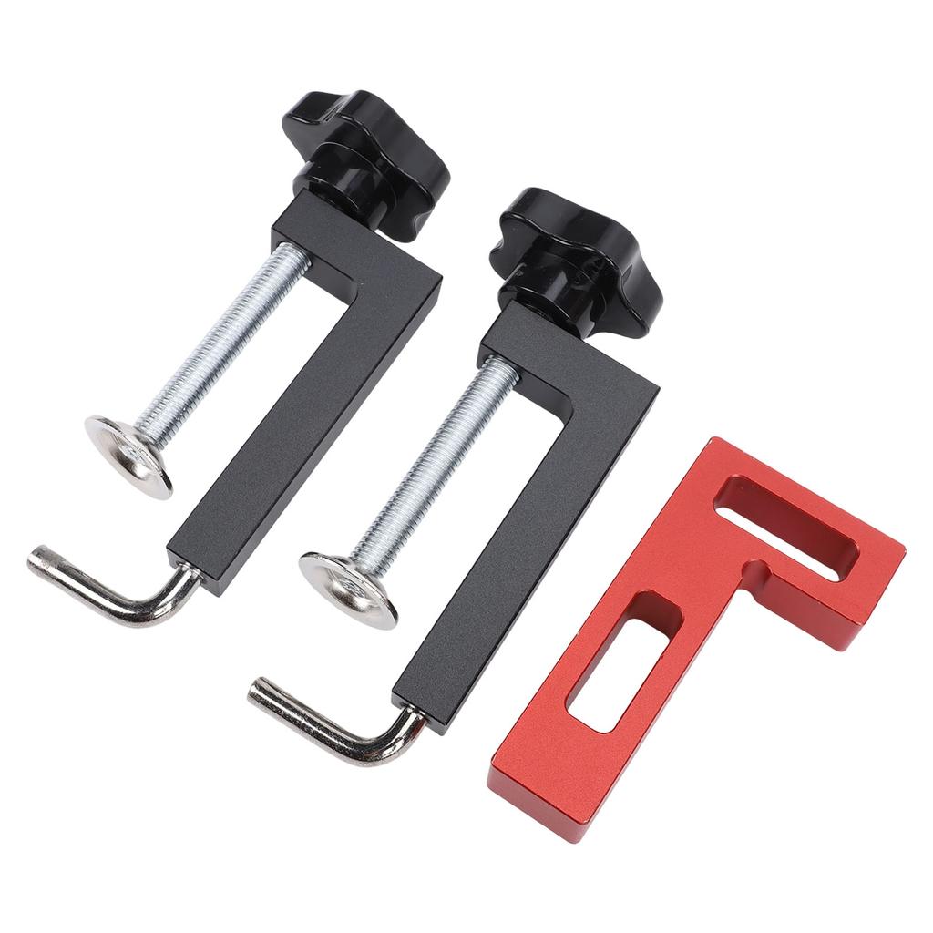 90 Degree Clamp Woodworking Positioning Square with 2 Clamps for Cabinet Frame Drawer
