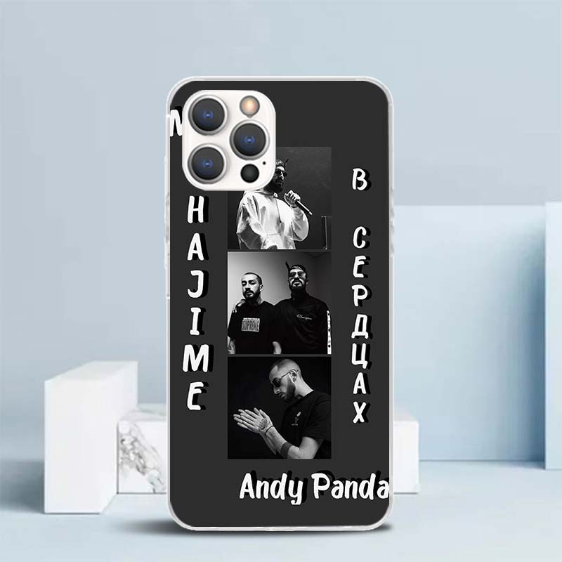 MiyaGi Andy Panda Soft Cover for iPhone 16 17 Air 15 14 Pro Max 16E Phone Case 13 Mini 12 11 7 SE 8 Print Pattern Fit Cases 16 1