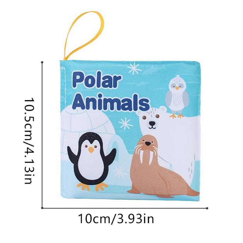 Soft Baby Fabric Book Interactive Sensory Activity Cloth Book For Babies First Educational Montessori Early Learning Game