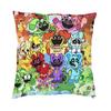 Soft Smilings Critters Game Cartoon Throw Pillow Cover Home Decor Custom Square Cushion Cover 40X40 Pillowcover For Living Room