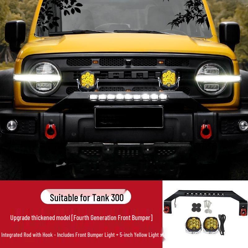 Tank 300 Front Bumper LED Spotlight Bracket Bull Bar Guard