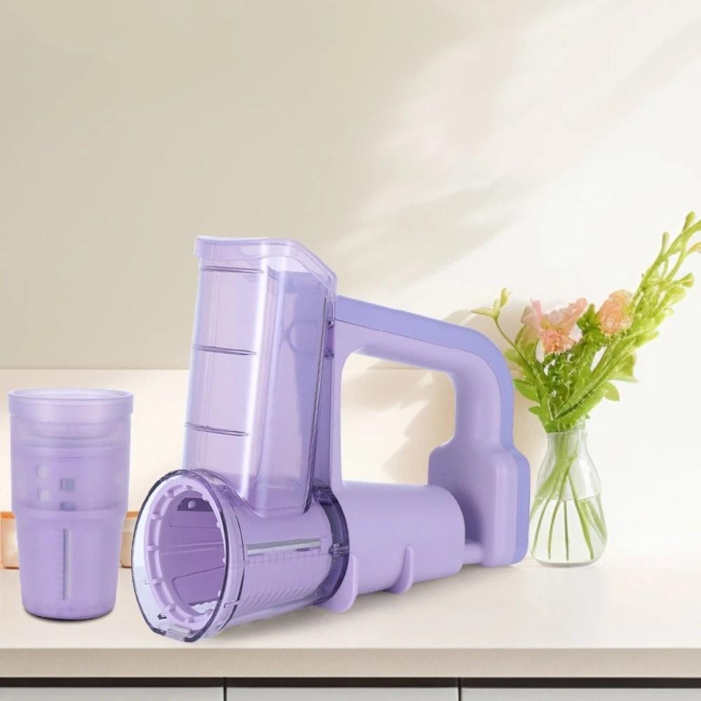 Rechargeable Multifunctional Vegetable Cutter Handheld Electric Food Processor  Cooking Purple