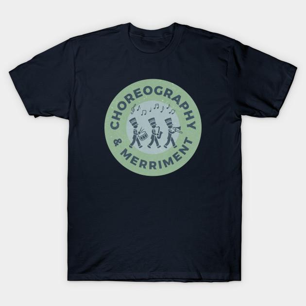 

Men Black Print T-shirt Choreography & Merriment No-Cut Transfer Paper Print Cotton Tshirt S Темно-синій