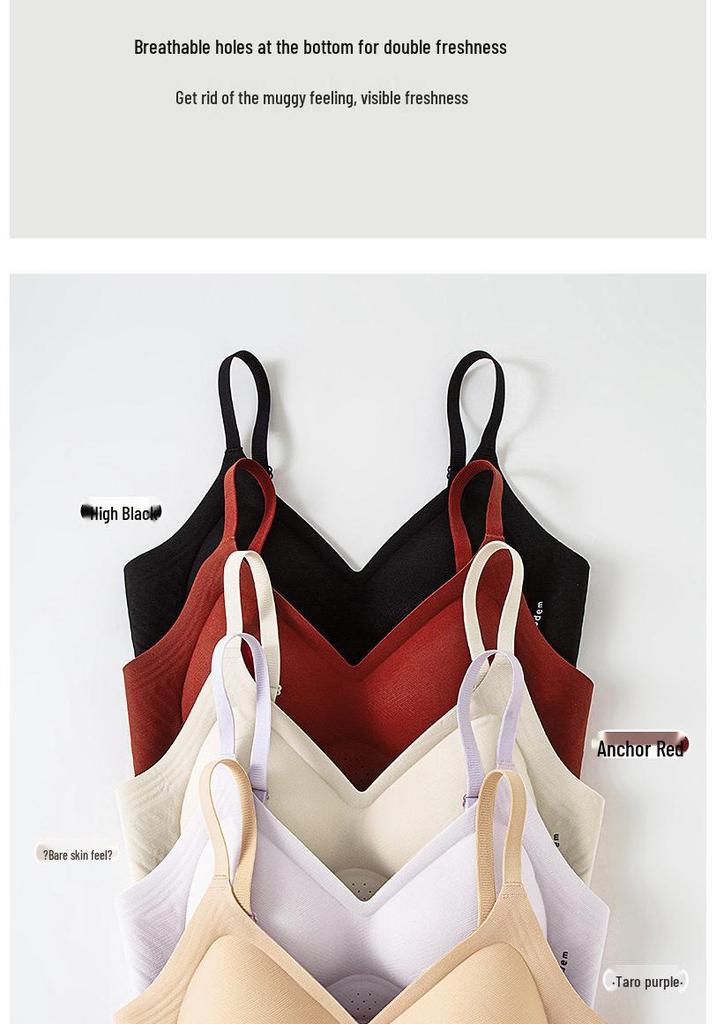 Seamless Wire-Free Lift Bra – Comfortable, Breathable, Soft Support for Small Busts