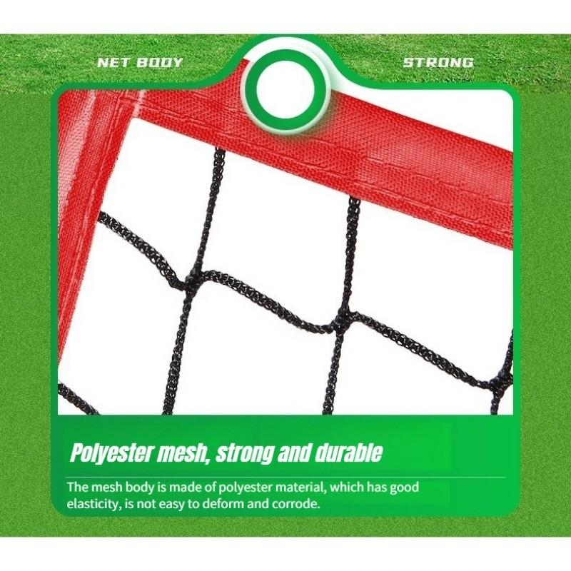 Collapsible Baseball & Softball Practice Net Hitting & Pitching Practice Frame Outdoor Portable Baseball Training Supplies