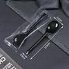 Individually Packaged Transparent Disposable Tasting Spoons for Ice Cream, Yogurt, and Pudding