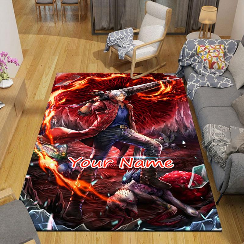 Custom 1Pc Devil May Cry Dante'S Journey Rug Office Carpet Indoor Outdoor Entrance Doormat Nonslip Soft And Comfortable Living Room D291537