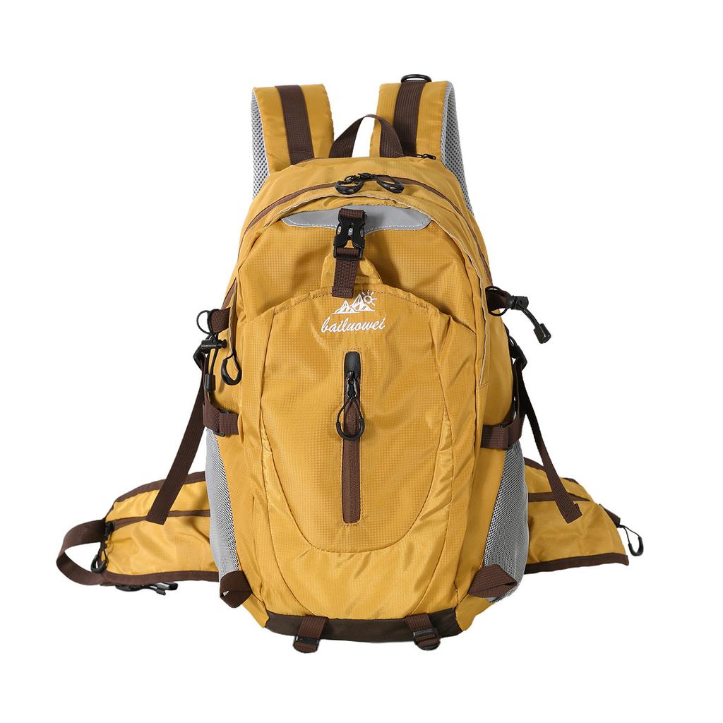 Schoolbag Outdoor Backpack Men's and Women's Large Capacity Mountaineering Bag Travel Lightweight School Bag Simple Hiking Backpack