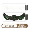 Sparkle Face Temporary Tattoo Star Heart Face Tattoo Sticker Luminous Freckle Tattoo  Make Up
