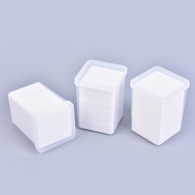 200Pcs/Box Lint-Free Nail Polish Remover Cottons Nail Art Soft Wipe Cleaner Tool