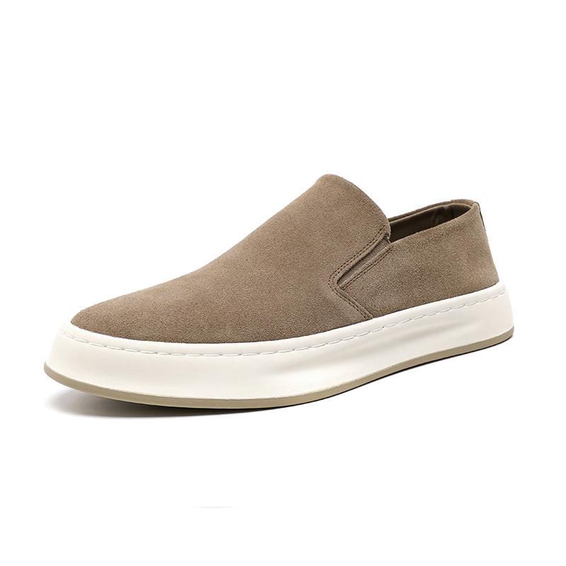 Loafers Men's New Summer Breathable Soft-soled Foot Shoes One-pedal Lazy Shoes Thick-soled Casual Board 90084-R